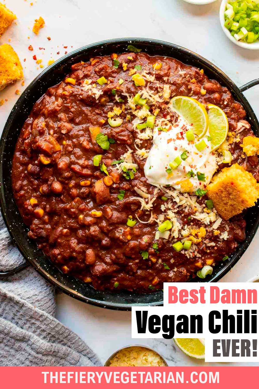 Best Damn Vegan Chili (with Guinness!) The Fiery Vegetarian