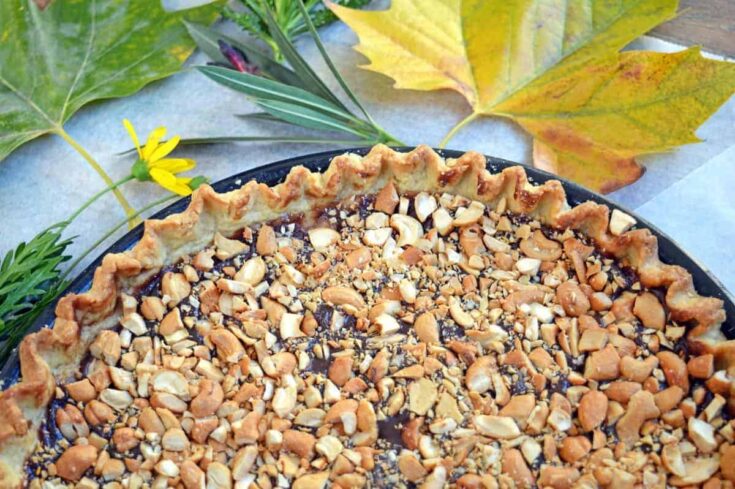 Vegan caramel tart
