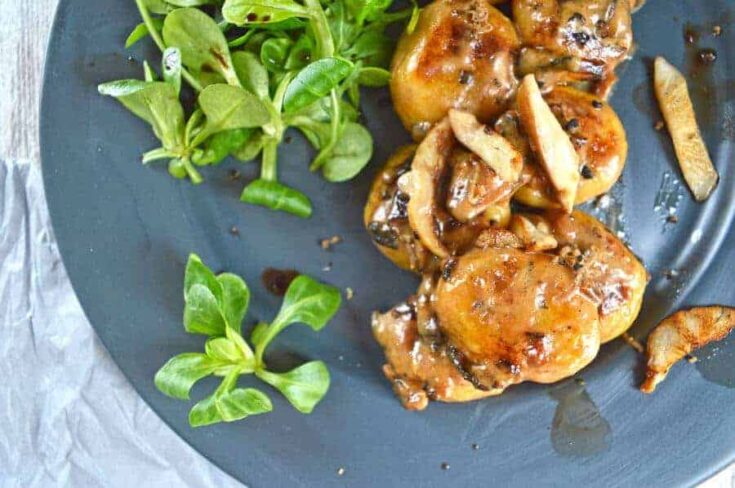 Stuffed Gnocchi with Truffled Mushroom & Caramelized Onion