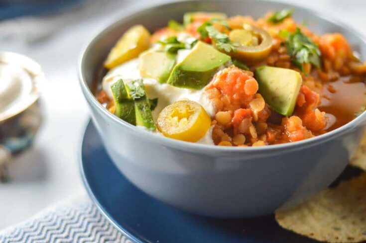 Easy Red Lentil Chili Recipe