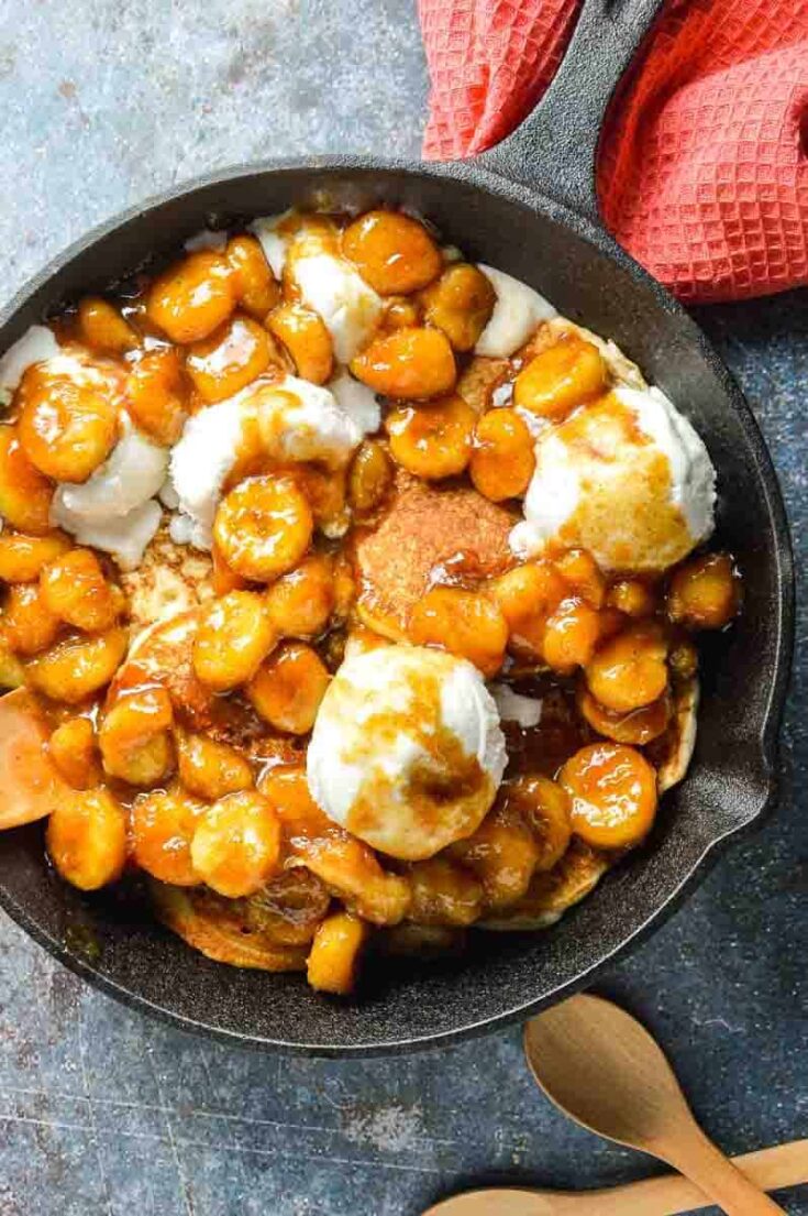 6minute Vegan Banana Foster Recipe The Fiery Vegetarian