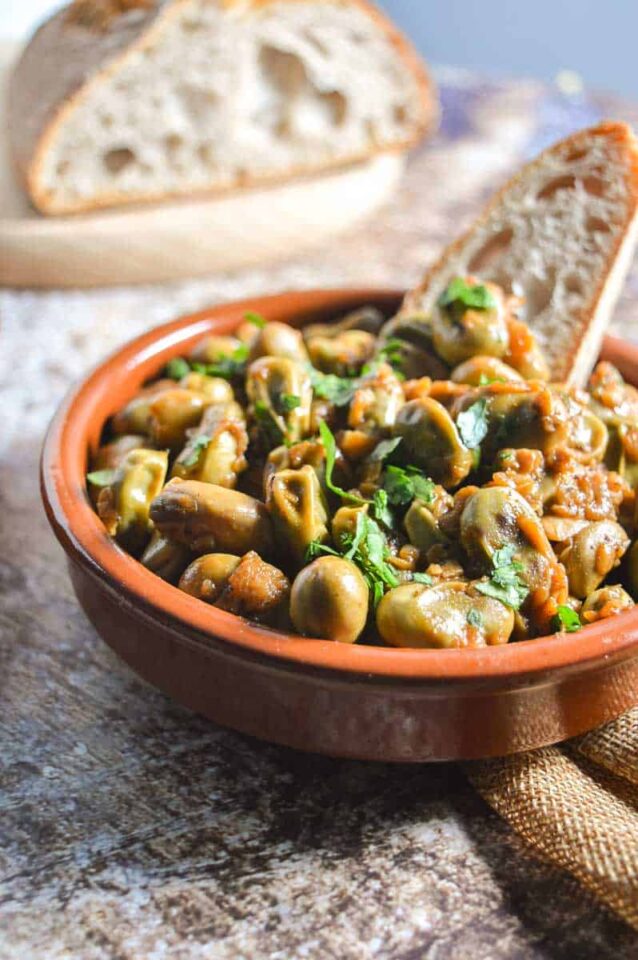 Spanish Fava Beans Recipe The Fiery Vegetarian