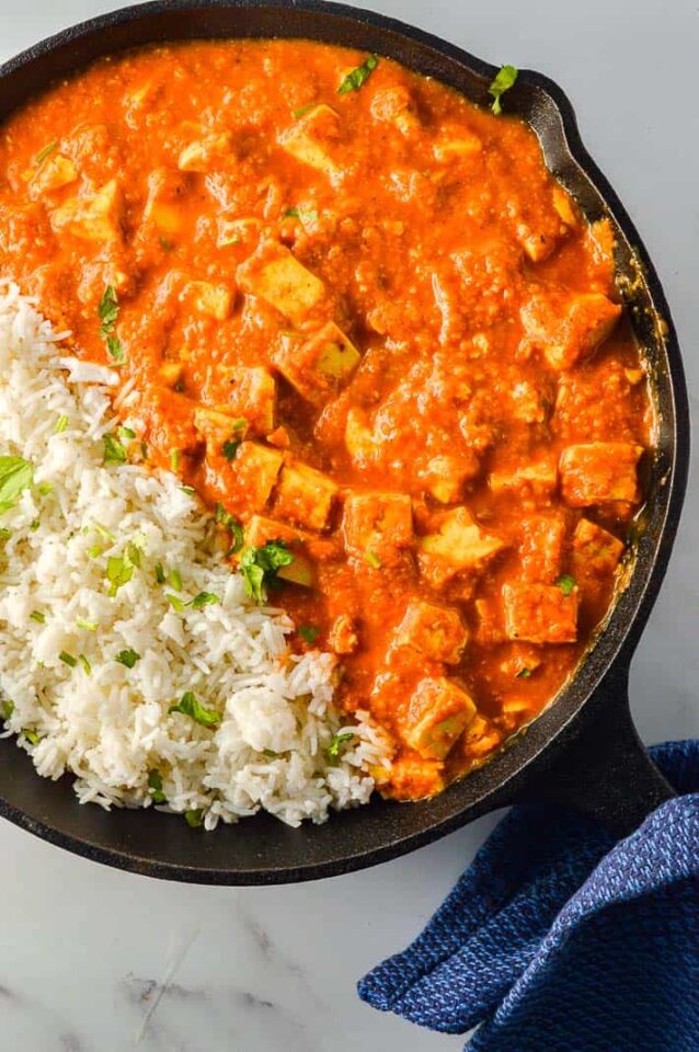 Easy Indian Tofu Curry The Fiery Vegetarian