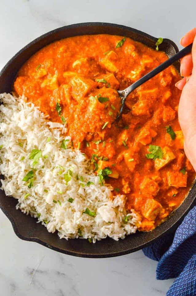 Easy Indian Tofu Curry The Fiery Vegetarian