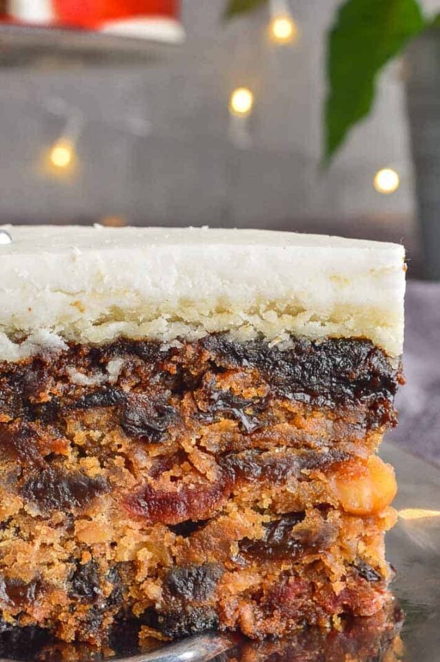 Vegan Christmas Cake (Irish-style) - The Fiery Vegetarian