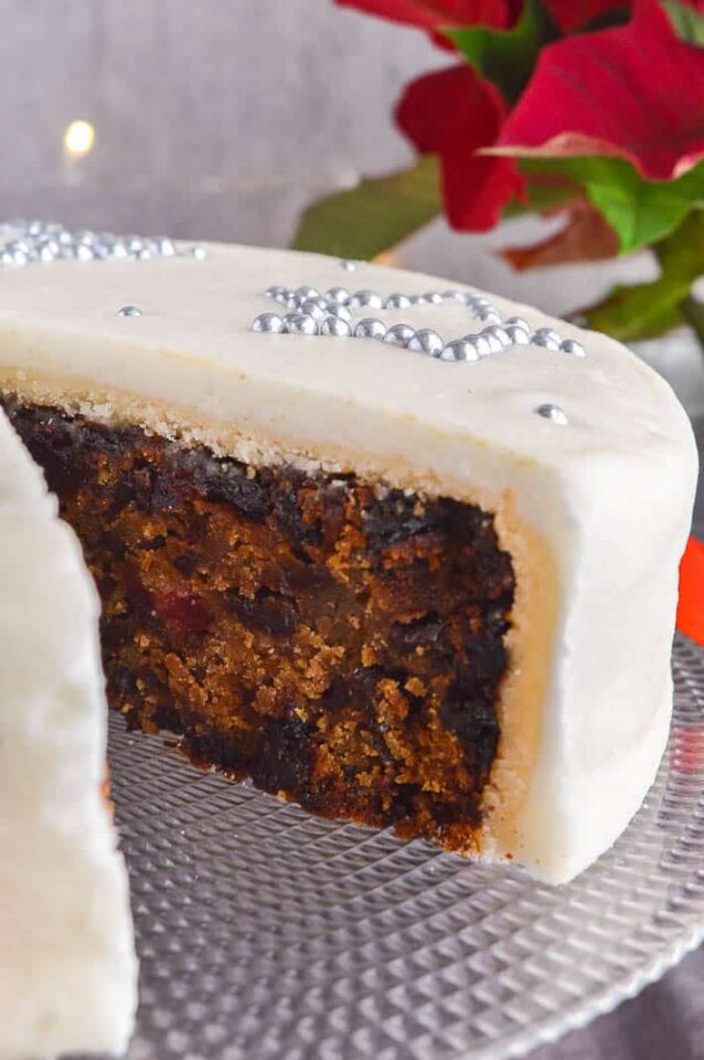 Vegan Christmas Cake (Irish-style) - The Fiery Vegetarian