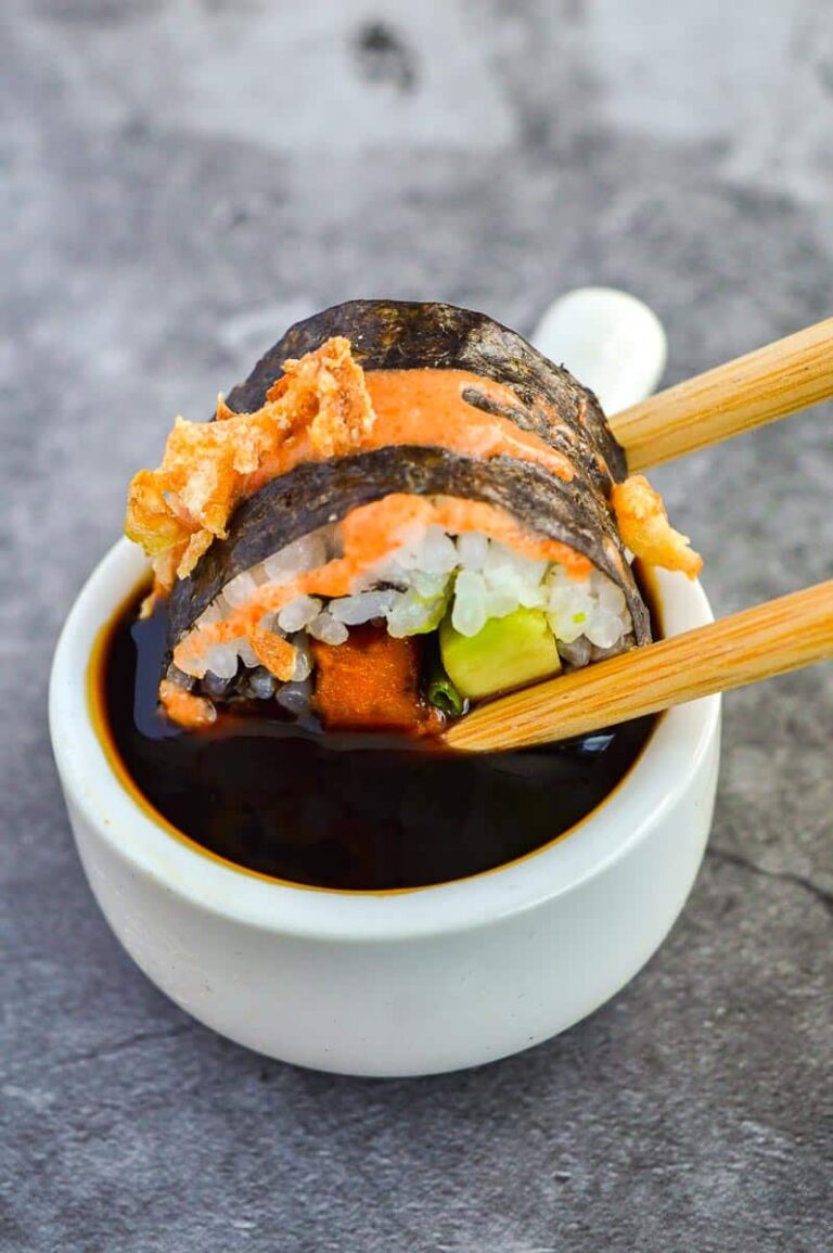 Easy Sweet Potato Sushi Rolls The Fiery Vegetarian