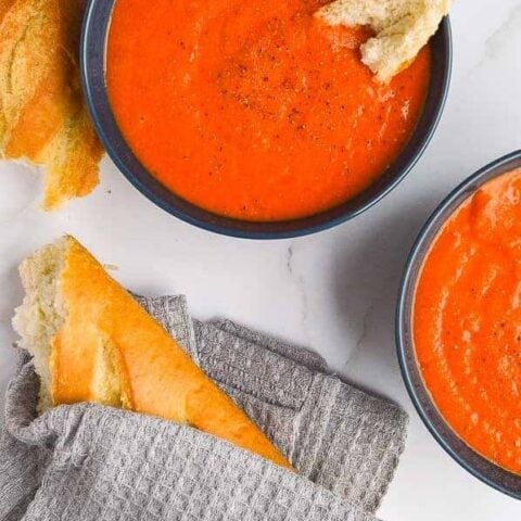 Roasted Red Pepper Bisque