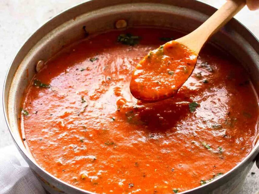 Easy Vegan Marinara Sauce The Fiery Vegetarian