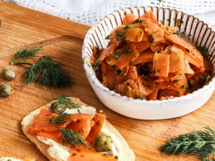 Image for Vegan "Smoked Salmon" Carrot Lox