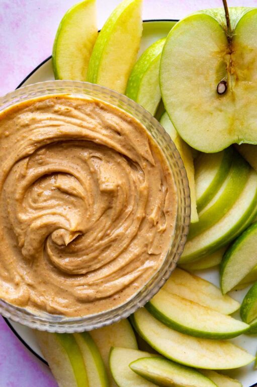 Easy Greek Yogurt Apple Dip The Fiery Vegetarian