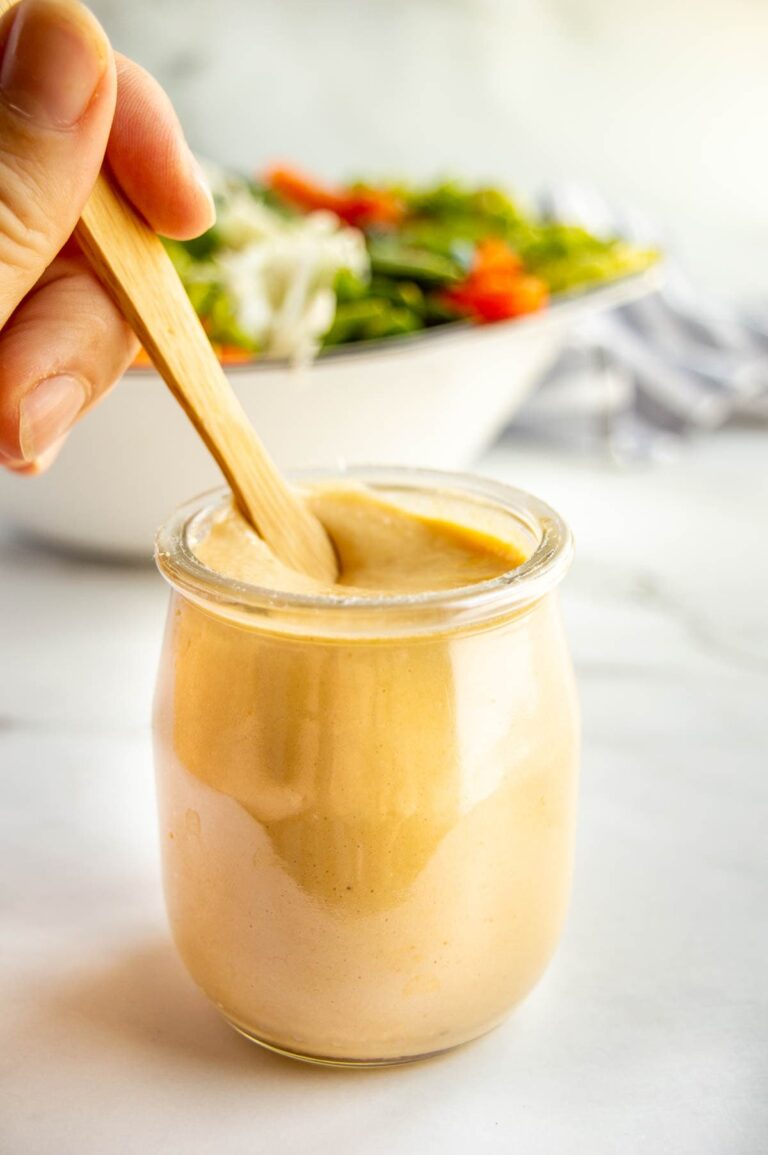 Easy Spicy Cashew Dressing (just 8 ingredients!) - The Fiery Vegetarian