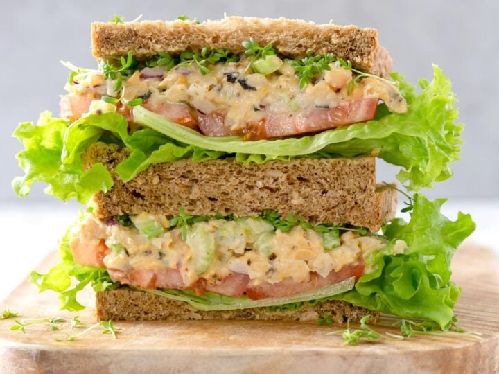 Image for No-Tuna Chickpea Salad Sandwich