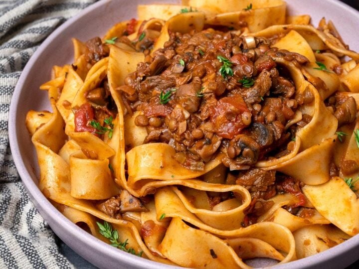 Image for Pappardelle al Ragu with Mushrooms