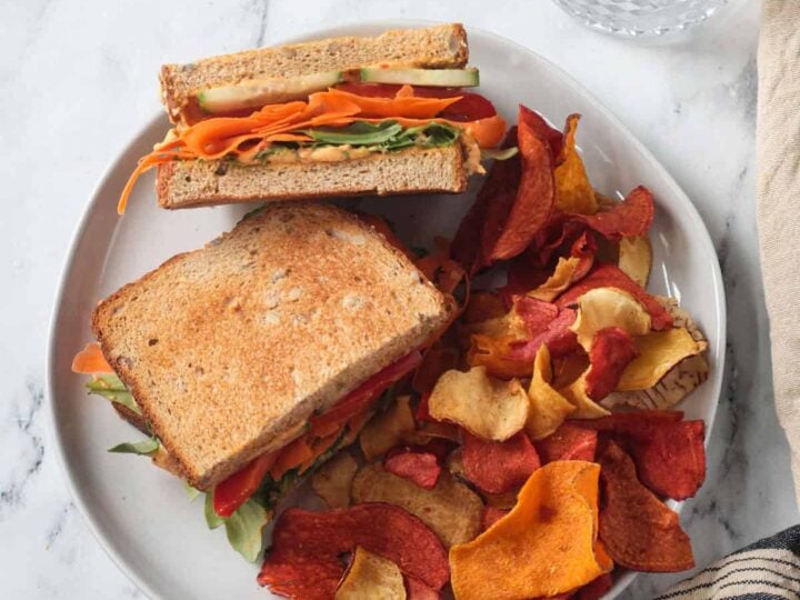 Image for Veggie Hummus Sandwich (Vegan, Gluten-Free) ~ Veggie Inspired