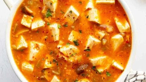 Asian Style Tofu in Spicy Orange Sauce Recipe