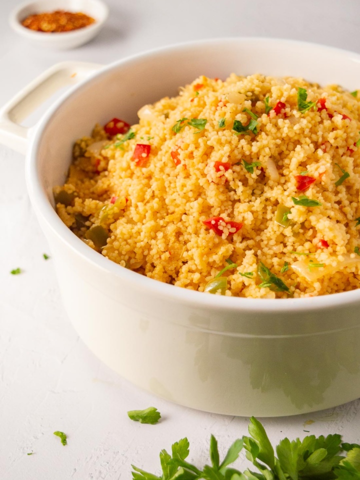 Easy Creamy Couscous The Fiery Vegetarian