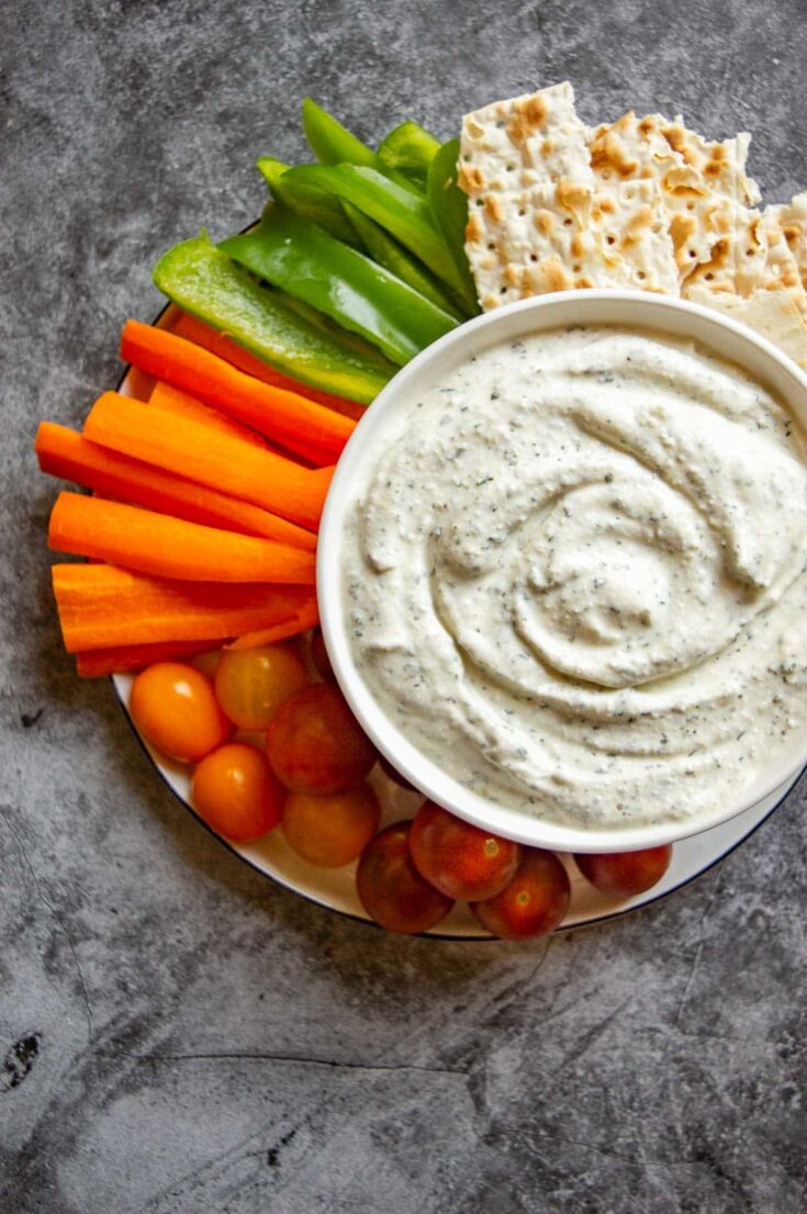 Herbed Cottage Cheese Dip (Boursinstyle!) The Fiery Vegetarian