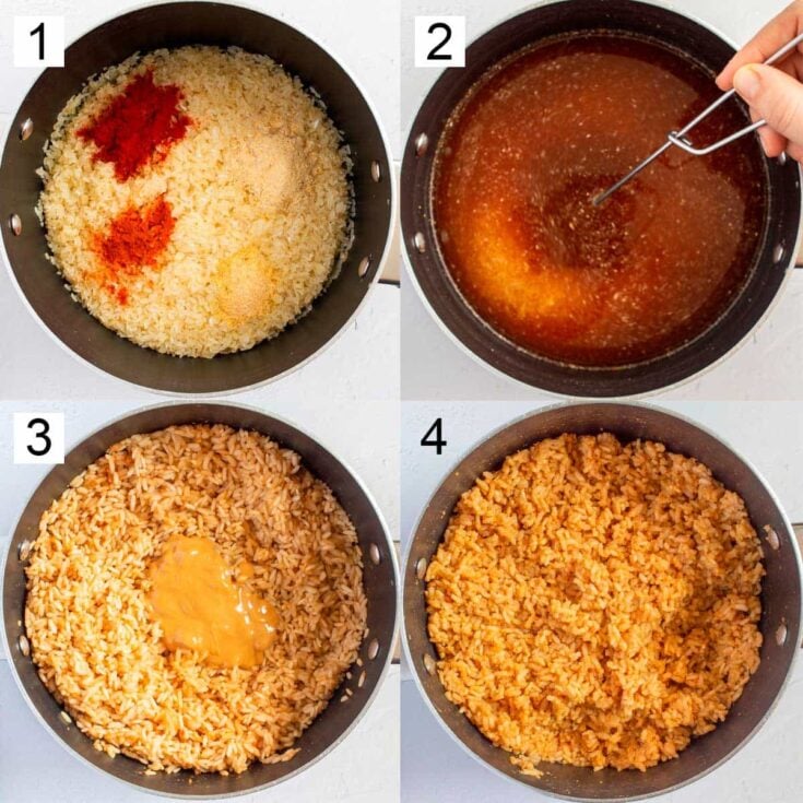 Easy Peanut Butter Rice The Fiery Vegetarian