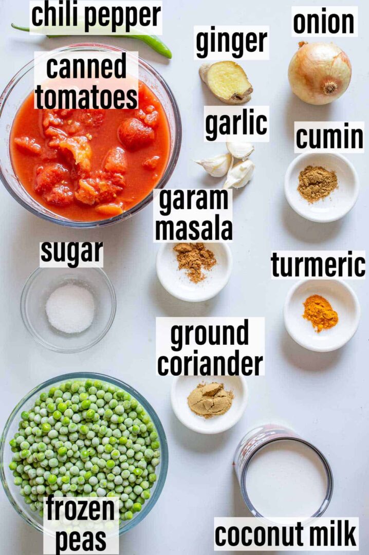 Quick Pea Curry The Fiery Vegetarian