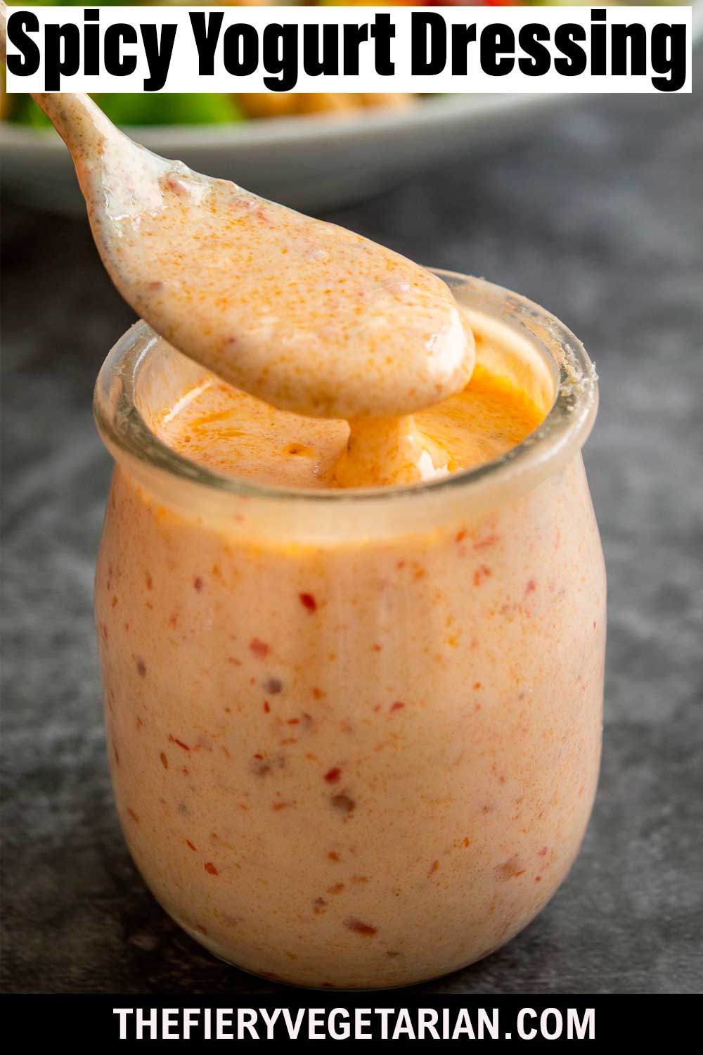 Spicy Yogurt Dressing with Harissa The Fiery Vegetarian