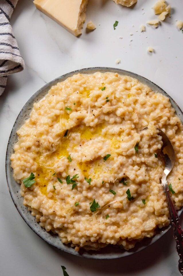 Easy Creamy Couscous The Fiery Vegetarian