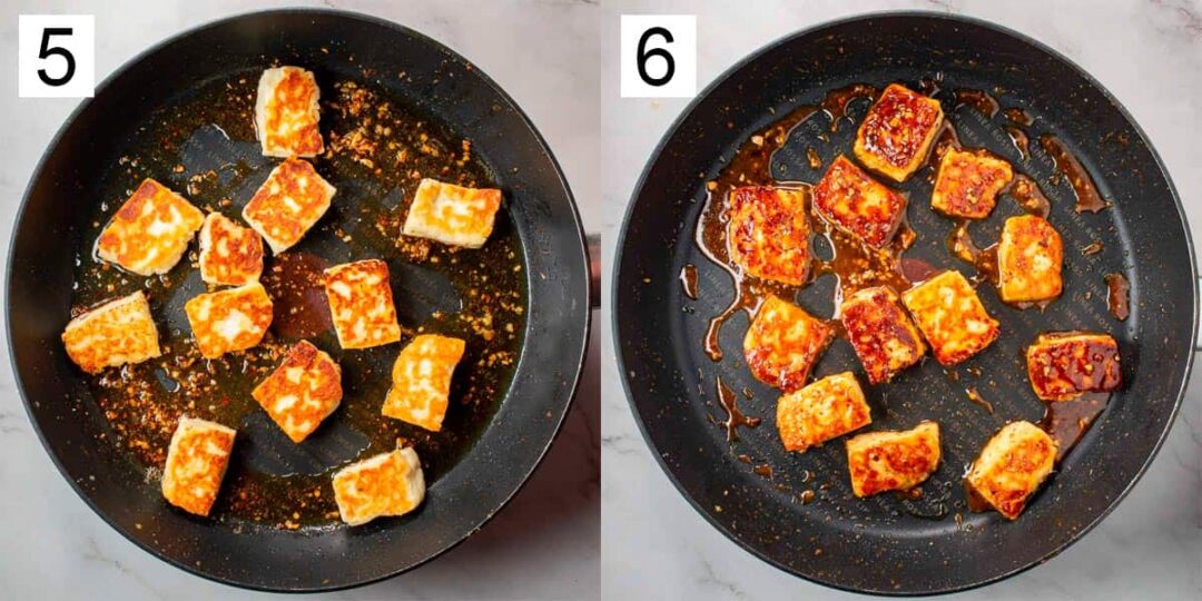 Easy Honey Halloumi The Fiery Vegetarian