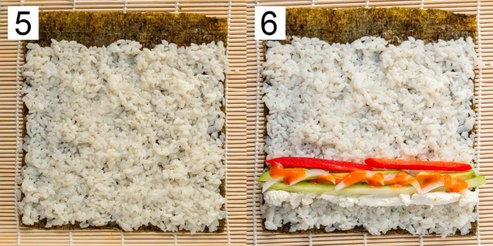 Easy Vegetarian Sushi - The Fiery Vegetarian