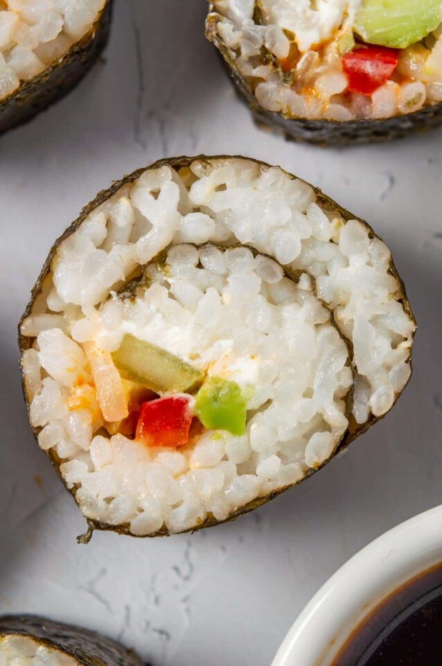 Easy Vegetarian Sushi - The Fiery Vegetarian