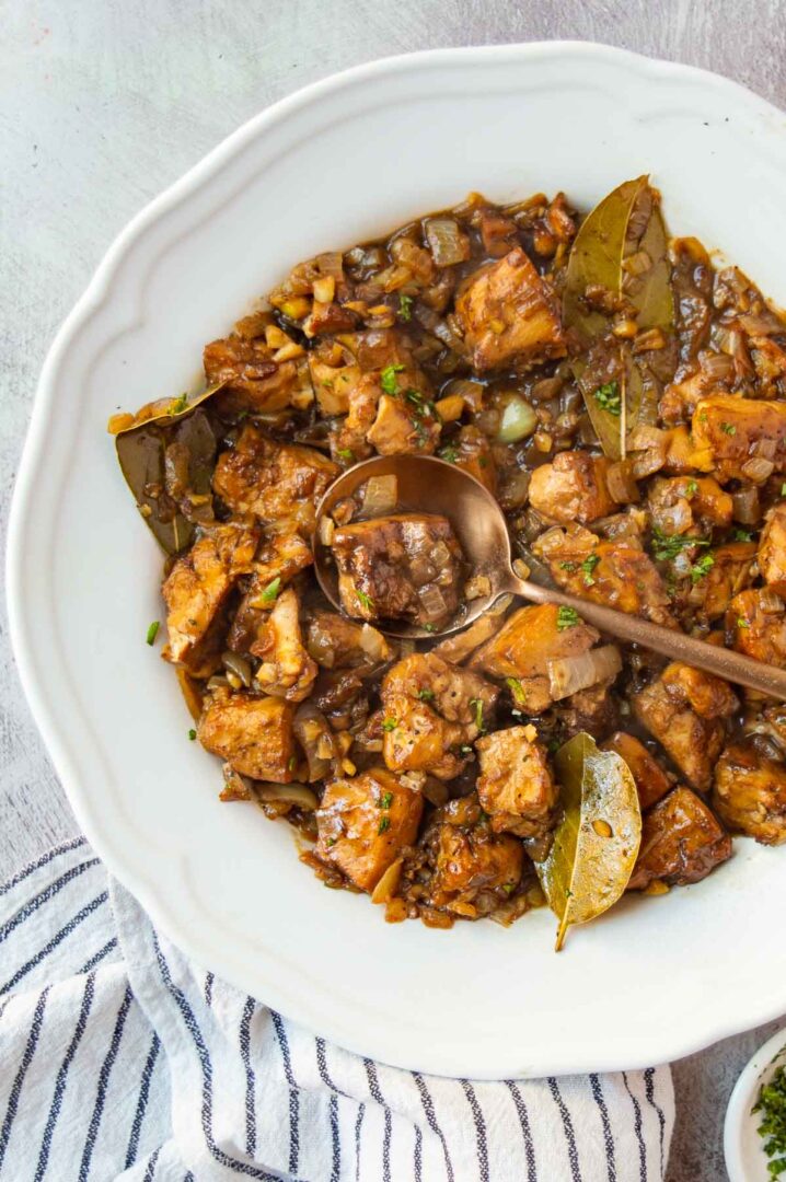 Epic Tofu Adobo (Vegan) The Fiery Vegetarian