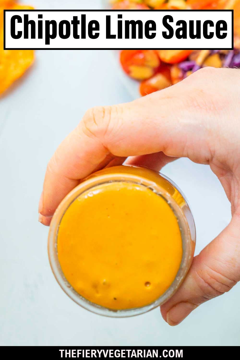 Quick Chipotle Lime Sauce The Fiery Vegetarian