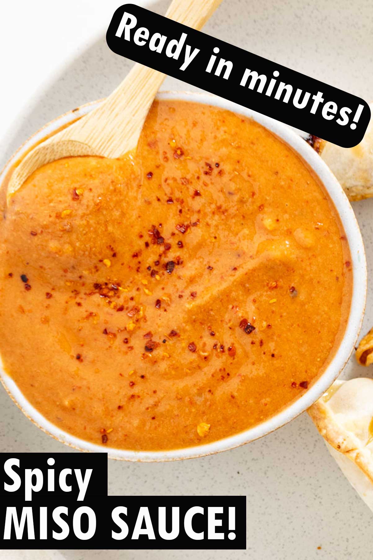 Easy Spicy Miso Sauce - The Fiery Vegetarian